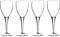 Luigi Bormioli Wine Glasses Set of 4 - Michelangelo Crystal Wine Glasses 235ml, Ultra Clear and Durable Dishwasher Safe Glassware with Titanium Reinforced Stems, Gift Box Included, Made In Italy