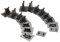 Bachmann 16-teiliges E-Z Track Abgestufte Pier Set – N Maßstab