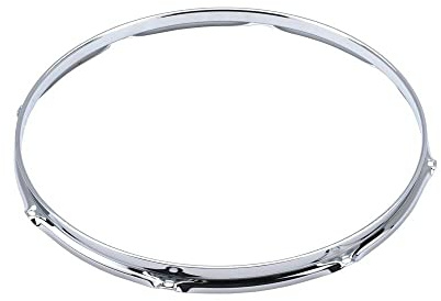 Gibraltar Spannreifen Snare Side - 10 / 6-Loch – Verchromter Stahlspannreifen 2,3 mm | Triple-Flanged Hoop mit Aussparung für Snarespanner - SC-1006SS