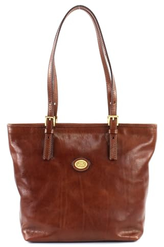The Bridge Sporttasche Frauen Handtasche Shopper cm 26 (Braun) 04901501-14