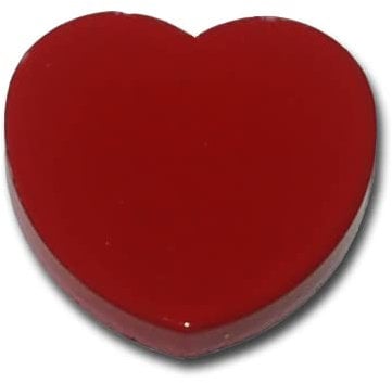 5 Herz Magnete - Pinnwandmagnete Herzen Ferrit - rot