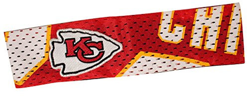 Littlearth NFL Kansas City Chiefs Trikot, Fanband-Stirnband, Team-Farbe, Einheitsgröße (300404-CHIE-1)