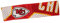 Littlearth NFL Kansas City Chiefs Trikot, Fanband-Stirnband, Team-Farbe, Einheitsgröße (300404-CHIE-1)