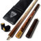 CUESOUL 57 Handwerk 3/4 Joints Snooker Queue mit Verl?ngerung/Gelenkschutz verpackt in Kunstleder Cue Bag (D303)
