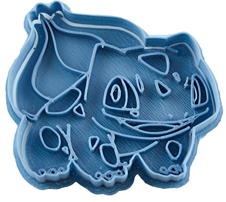Cuticuter Pokemon Bulbasaur Ausstechform, Blau, 8 x 7 x 1.5 cm