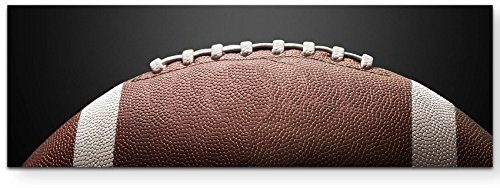 Paul Sinus Art Leinwandbilder | Bilder Leinwand 120x40cm Football