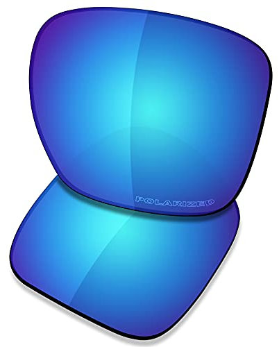 Saucer Premium Ersatzgläser für Oakley Sliver XL OO9341 Sonnenbrillen High Defense - Glacier Blue Polarisiert