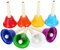 VGEBY Handklingel Set, 8 Note Metall Musial Handbells Diatonische Glocken Pädagogische Instrumente Spielzeug Montessori Glocken