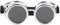 Alomejor Steampunk Goggles Steampunk Sonnenbrillen Schweißen Punk Classic Cosplay Brillen für Party Prop Decor(Love Type-Silberfarben)