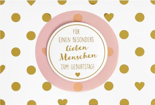 Geburtstagskarte Lifestyle - Kreis - 11,6 x 16,6 cm