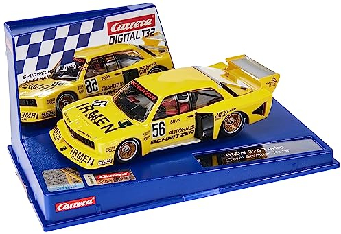 Carrera Digital 132 I BMW 320 Turbo Flachbau Team Schnitzer No.56 I Auto für Rennbahn | Rennbahnen und lizensierte Slotcars | bis zu 6 Spieler | Für Jungs & Mädchen ab 8 Jahren & Erwachsene