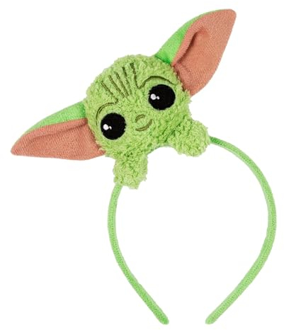 Disney Baby Yoda Green 3D Stirnband vh700598l Einheitsgröße, One size, Stoff, Ohne Edelstein.