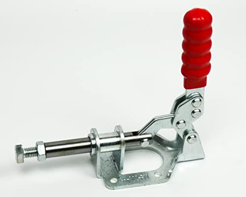 Morsetto a ginocchiera INGDAUM® 1 pezzo con asta di spinta GH-302FM, forza di tenuta 136 kg (1, GH-302FM)