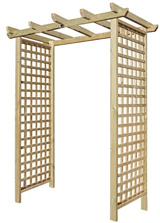 Premier Arch H:7ft (210cm) x W.6ft (180cm) Garden Walkway Archway Privacy Square Plant Decorative Plant Climber Sides