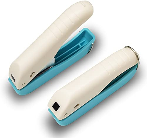 VSREI Handheld Hole Punch Mini Paper Stanzer with Soft Grip, Square/Quadratisch Shape, for Paper Labels Photo Clothing Ticket DIY School DIY Crafts Scrapbook Notebook Card Making - Quadratisch 6.4 mm