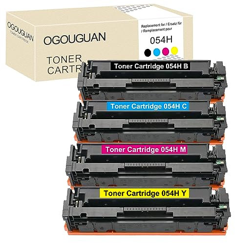 OGOUGUAN Tonerkartusche kompatibel 054 054H CRG-054 CRG-054H Ersatz für Canon i-SENSYS LBP621cw 623cw MF643CDW MF645CX MF640C MF641CW MF642CDW MF643CDW MF645CX
