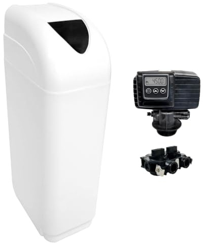 Descalcificador De Agua 16l Valvula Fleck 5600 Sxt Bandeja Blanco