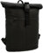 Gusti Mattis Rolltop Kurierrucksack Rucksack Lederrucksack Vintage Cityrucksack Outdoorrucksack Laptoptasche Unirucksack Wanderrucksack Schwarz Leder 16L