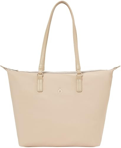 Tommy Hilfiger POPPY TOTE CORP Tragetasche Damen, Beige (Beige), OS