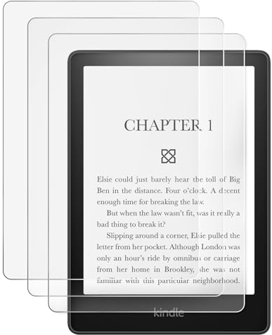 CoBak 3 protectores de pantalla antirreflejos mate para Kindle Paperwhite de 6,8 pulgadas, Kobo Aura H2O Edition 2 – Alta claridad, resistente a huellas dactilares, película PET no templada