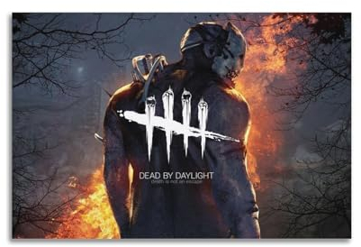 VZRSQZK Poster, Motiv: Game Dead by Daylight, dekoratives Gemälde, Leinwand, Wandposter und Kunstdruck, moderne Familienschlafzimmer-Dekoration, Poster, 30 x 45 cm