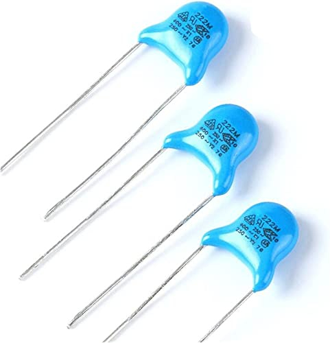 Kondensatorsatz 20 Stück Kondensator 400VAC 250VAC 472M 102M 222M 471M 103M 4,7NF 1NF 470PF 10NF Kondensatoren Electrical Testing Capacitors(400VAC 222M)