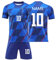 ISHWARA Kroatien Personalisiertes Trikot-Set für Herren und Mädchen mit Namen und Nummer, Team-Logo, individuelles Fußballtrikot für Jungen-Trainingsanzug