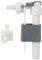 Toilet Fill Valve, Tank Inlet Valve with Detachable, 1.6cm