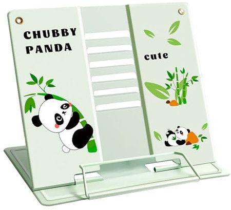SHUOHONG Leggio da Tavolo in Metallo, Regolabile Leggio per Libri con 6 Posizioni Regolabili, Leggio da Letto, Multifunzione Porta Libri da Scrivania per Libri, Documenti, Ricette, Ipad (Verde)