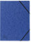 Exacompta - Art.-Nr. 555412E - Karton mit 25 Gummizugmappen ohne bedruckte Klappe - Glanzkarton 355 g/m² - Maße 24 x 32 cm für Dokumente im A4-Format - Farbe Blau