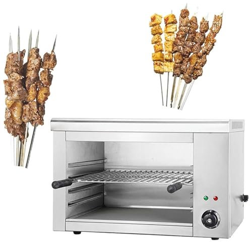 Forno Di Salamandra Elettrica, Forno Per Pizza Elettrica, Forno Elettrico Controllato Termostaticamente, Elettrodomestico Da Cucina a Griglia Regolabile Da 2200 W, Riscaldamento Uniforme a 360 °