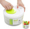 Essoreuse À Salade Manuelle en PP sans Odeur | Vidange Ergonomique avec Détachement Facile | Spinner pour Légumes Et Fruits | Sécurisée pour Cuisines Professionnelles & Fêtes