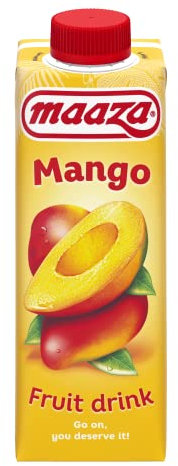 Maaza Mango Fruit Drink, Jus de fruits à savourer, 8 paquets (8x330ml)