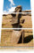 Pixxprint Moai Statue auf den Osterinseln, Leinwandbild 3 Teilig, Gesamtmaß: 120x80cm, Wandbild, Dekoration, fertig gespannt, Kein Poster