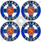 Finnland Suomi Finnische 50 mm (5,1 cm) Vinyl bumper-helmet Sticker, Aufkleber X4