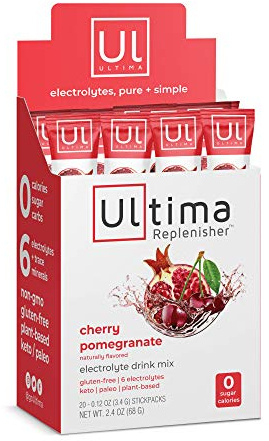 Ultima Health Products - Ultima påfyllare elektrolytpulver körsbär granatäpple - 20 paket