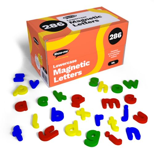 Pack 286 Show-me Magnetic Lowercase Letters