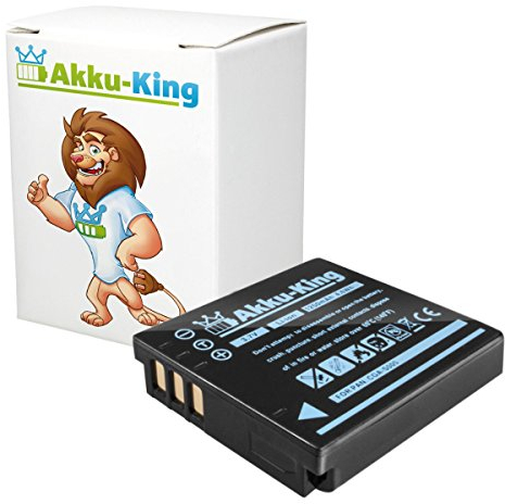 Akku-King Akku kompatibel mit Ricoh DB-60, DB-65, BJ-6 - Li-Ion 1250mAh - für Caplio G600, GR Digital, GR Digital II, GR, GX100, GX200, R3, R30, R4, R4