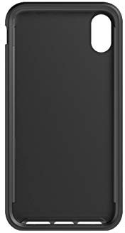 tech21 Tech Enterprises Protective Apple iPhone XS Max Case Slim Back Cover - Evo Luxe Faux Leather - Black, T21-6144