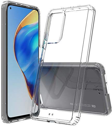 JT Berlin BackCase Pankow-Clear Schutzhülle Xiaomi Mi 10T Pro/Mi 10T Hülle transparent (Stoßabsorbierender TPU Rahmen, Kratzfeste Rückseite aus Acrylglas, Anti-Fingerabdruck)
