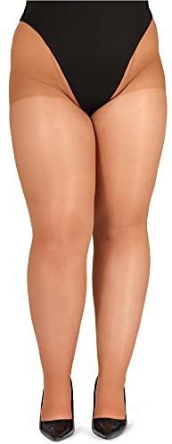 Bellivalini Damen Strumpfhose Plus Size Große Größen 40 DEN BLV-1125