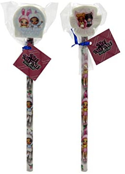NaNaNa Surprise- Lápiz con Goma Decorada Na! Na! Na!, Lápiz, Material de escritura, Multicolor, Producto oficial (CyP Brands)