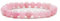 DOJA Barcelona | Rosenquarz Perlen Armband | Perlenarmband 8mm Kugeln | Elastische Armbänder aus Mineralien, Bergkristall, Crystal | Energiearmband steine Chakra Damen/Herren