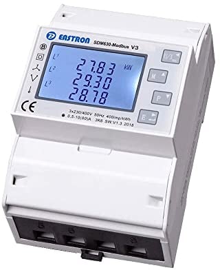 SDM630Modbus Digitaler Stromzähler mit zwei Richtungen für Drehstrom und Wechselstrom bis zu 80 A