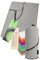 Emily´s Check Leichtsteppbett - Kinderdecke - Krabbeldecke - Picknickdecke 1585.2302, 100 x 135 cm, grau