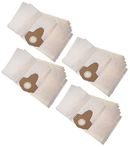 vhbw 20x Sacs compatible avec Parkside PNTS 1300 A1, PNTS 1300 B2 aspirateur - papier, volume de 20 l, 31cm x 18,5cm blanc