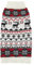 Weiß Rot Ugly Vintage Knit Rentier Urlaub Festlicher Weihnachten Hund Pullover Hundeanzug Hundekleider für kleine Hunde, Klein (S) Rückenlänge 30,5 cm
