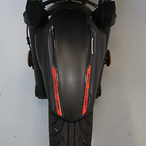 labelbike - 3D Gelharz Aufkleber für Motorradschutzbleche kompatibel mit Yamaha MT-07 2018-2023 - Farbe Orange