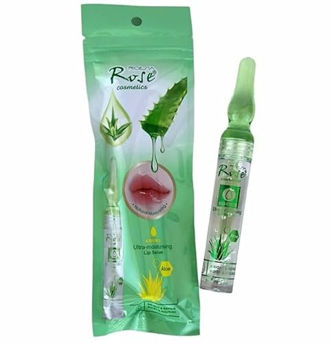 ROSE ALOE VERA LIP GLOSS 5ml | Lippenbalsam | Lippenbalsam für vollere Lippen | Lippenpflege trockene Lippen | Der Aloe Vera Lippenpflegestift ist vegan und spendiert Feuchtigkeit für trockene Lippen