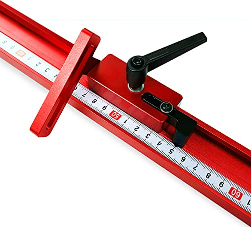 45Tipo Mitra Track Stop Alluminio Chute Locator è adatto per 30mm T-Slot T-Track Woodwork DIY
